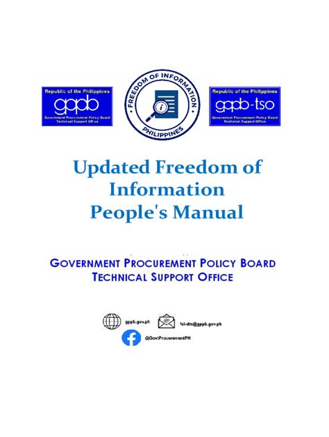 efoi agency login|Updated Freedom of Information People's Manual.